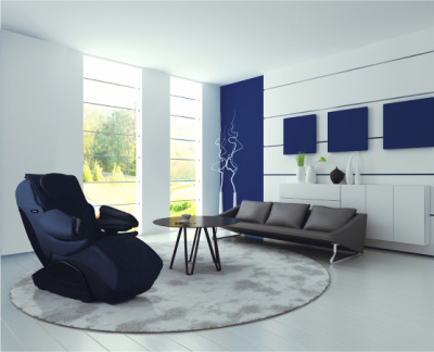 Массажное кресло Inada Duet Navy Blue с индивидуальной настройкой интенсивности