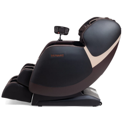 Массажное кресло Victoryfit VF-M76 (коричневый) с уникальным массажем бедер и роликами